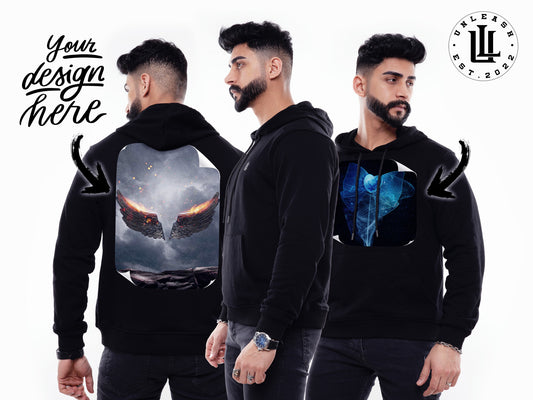 Custom Unleash Men's Pullover Hoodie