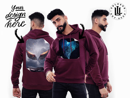 Custom Unleash Men's Pullover Hoodie